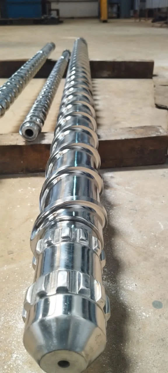 Long industrial shafts