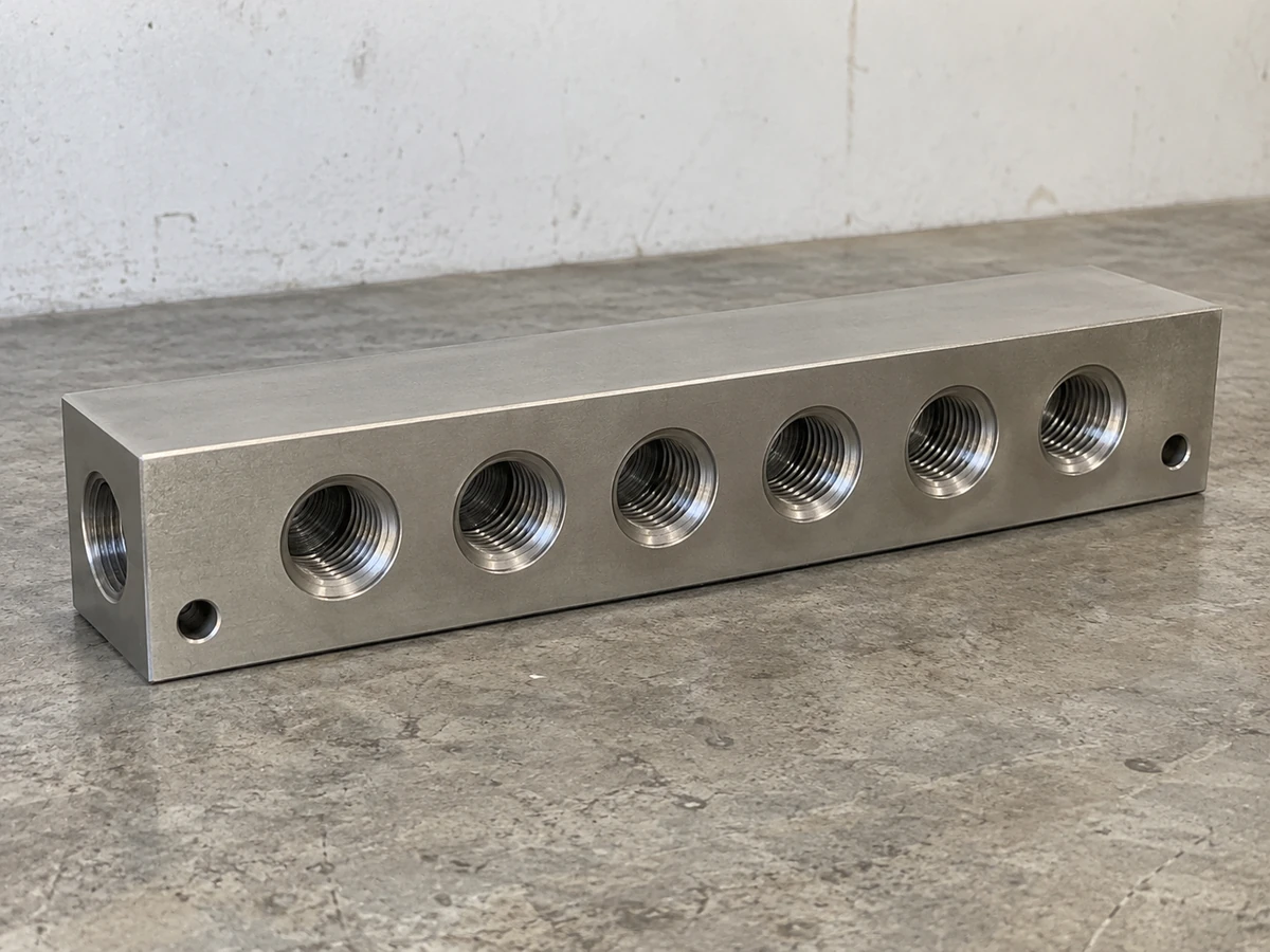 electroless nickel inline manifold — representative illustration