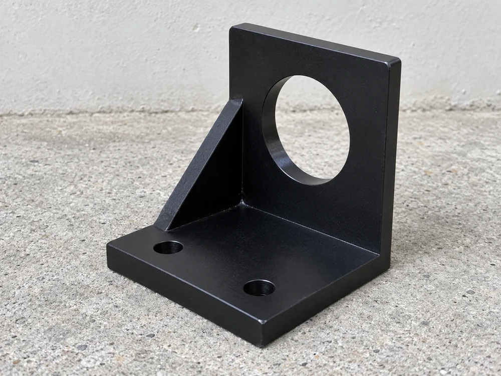 anodized aluminium angle bracket