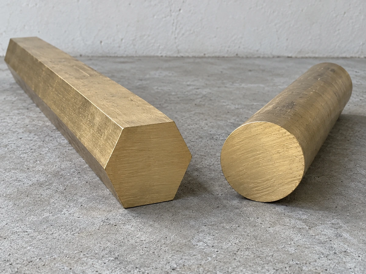 industrial brass stock — representative illustration