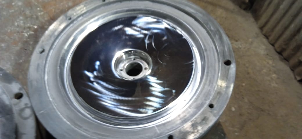 Mirror finished component