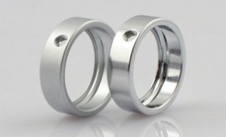 Satin Chrome Plated rings